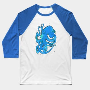 blue octopus Baseball T-Shirt